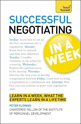 Negotiation Skills In A Week book