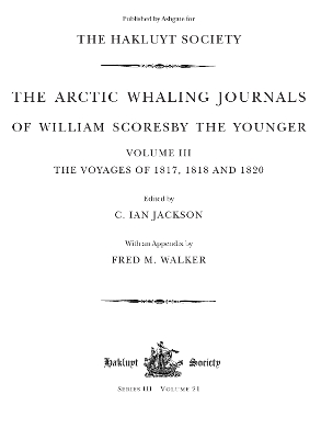 Arctic Whaling Journals of William Scoresby the Younger book