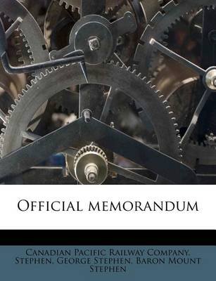 Official Memorandum book