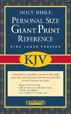 Personal Size Giant Print Reference Bible-KJV book