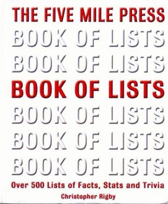 The Five Mile Press Book of Lists book