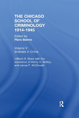 Chicago School Criminology book