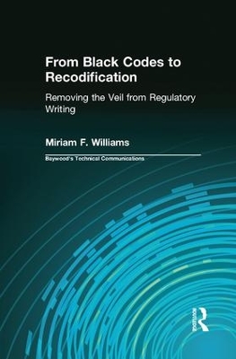 From Black Codes to Recodification book