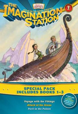 Imagination Station Books 3-Pack: Voyage with the Vikings / Attack at the Arena / Peril in the Palace by Marianne Hering