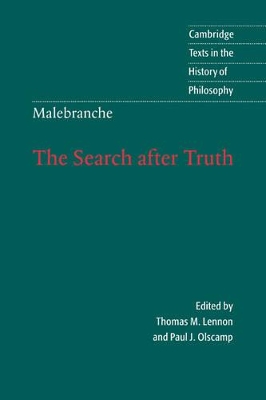 Malebranche: The Search after Truth by Nicolas Malebranche