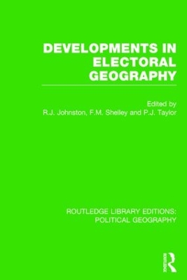 Developments in Electoral Geography book