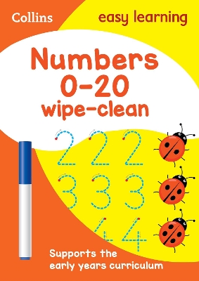 Numbers 0-20 Age 3-5 Wipe Clean Activity Book book