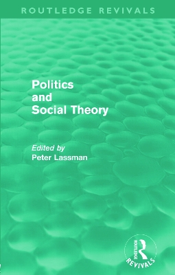 Politics and Social Theory book