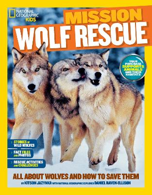 Nat Geo Kids Mission Wolf Rescue book