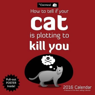 2016 How to Tell If Your Cat is Plotting to Kill You Wall by The Oatmeal
