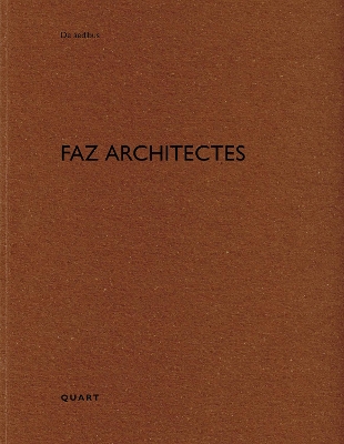 FAZ architectes: De aedibus book