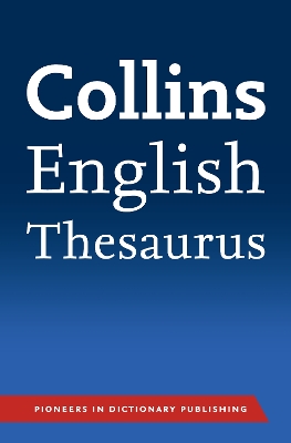 Collins English Paperback Thesaurus book