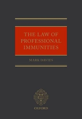 Law of Professional Immunities book