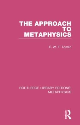 The Approach to Metaphysics book