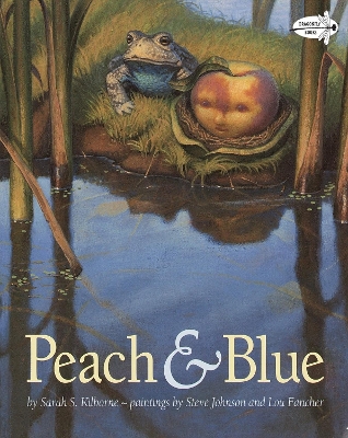 Peach And Blue by Sarah S. Kilborne