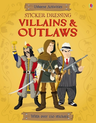 Sticker Dressing Villains and Outlaws book