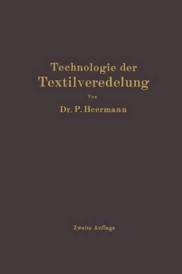 Technologie der Textilveredelung book