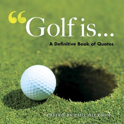 Golf is... book