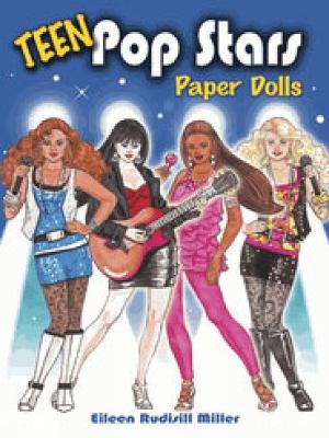 Teen Pop Stars Paper Dolls book