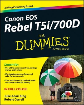 Canon Eos Rebel T5i/700D for Dummies book