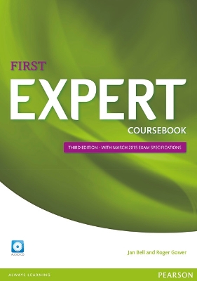 Expert First 3rd Edition Coursebook for Audio CD pack book