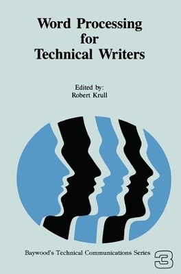 Word Processing for Technical Writers book