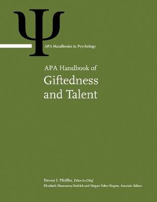 APA Handbook of Giftedness and Talent book