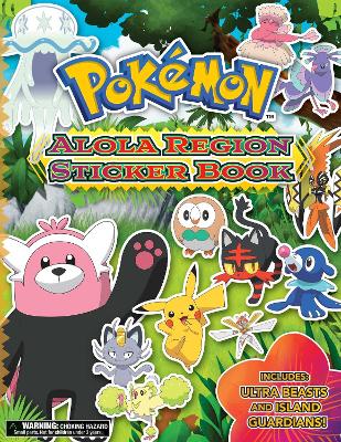 Pokemon Alola Region Sticker Book book
