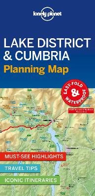 Lonely Planet Lake District & Cumbria Planning Map book