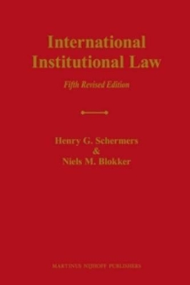 International Institutional Law book