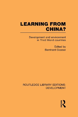 Learning From China? by Bernhard Glaeser