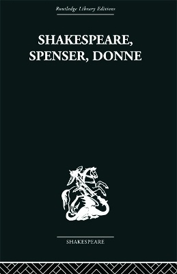 Shakespeare, Spenser, Donne book