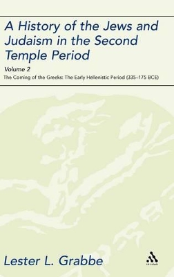 History of the Jews and Judaism in the Second Temple Period book