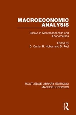 Macroeconomic Analysis by David Currie