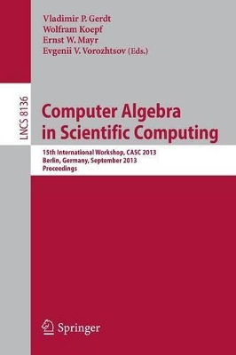 Computer Algebra in Scientific Computing book