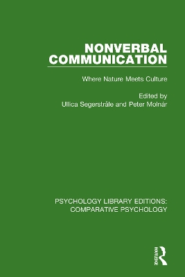 Nonverbal Communication: Where Nature Meets Culture book