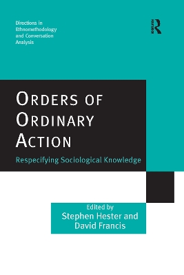 Orders of Ordinary Action book