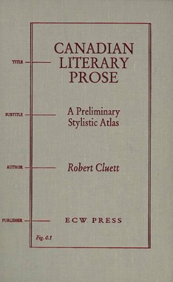 Canadian Literary Prose book