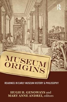 Museum Origins by Hugh H Genoways