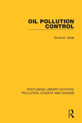 Oil Pollution Control book