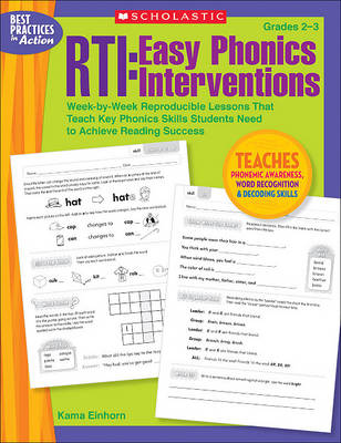 RTI: Easy Phonics Interventions book