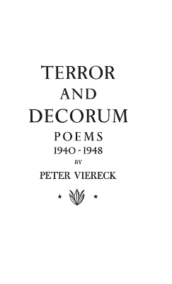 Terror and Decorum book