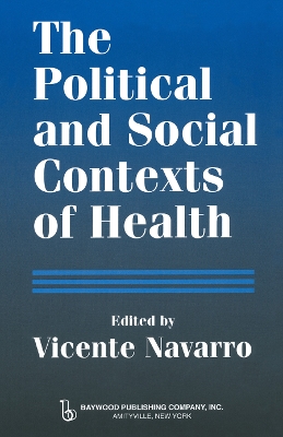 Political and Social Contexts of Health book