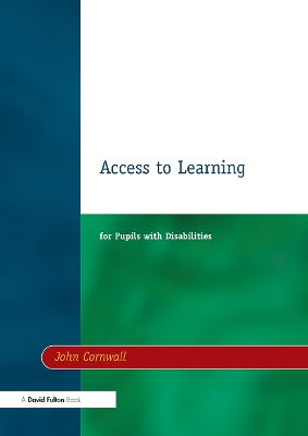 Access to Learning for Pupils with Disabilities book