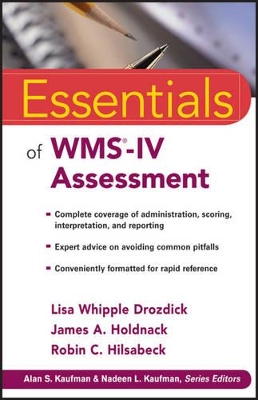 Essentials of WMS-IV Assessment book