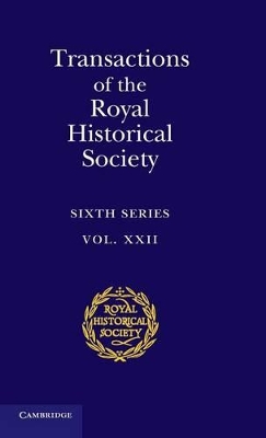 Transactions of the Royal Historical Society: Volume 22 book