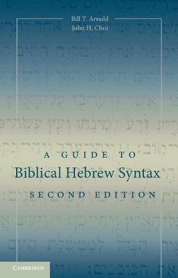 Guide to Biblical Hebrew Syntax book