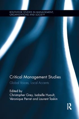 Critical Management Studies by Christopher Grey