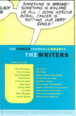 Comics Journal Library: The Writers book