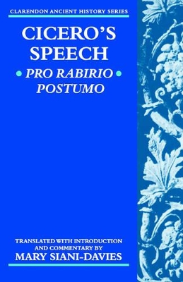 Cicero: Pro Rabirio Postumo book